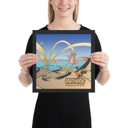 Framed UN1SON Album Cover Art "Fountains of Gold"