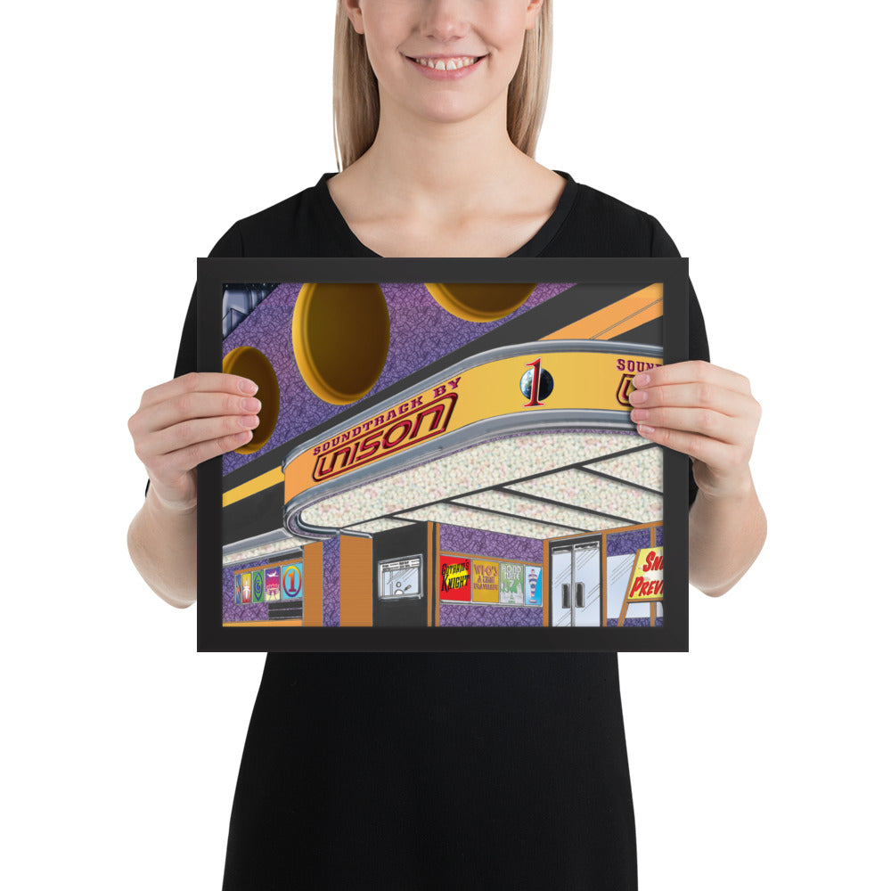 Framed "Soundtrack by UN1SON" Album Cover Art