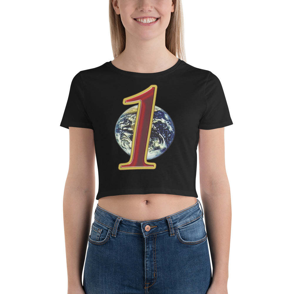 UN1SON "One-World" Women’s Crop Tee