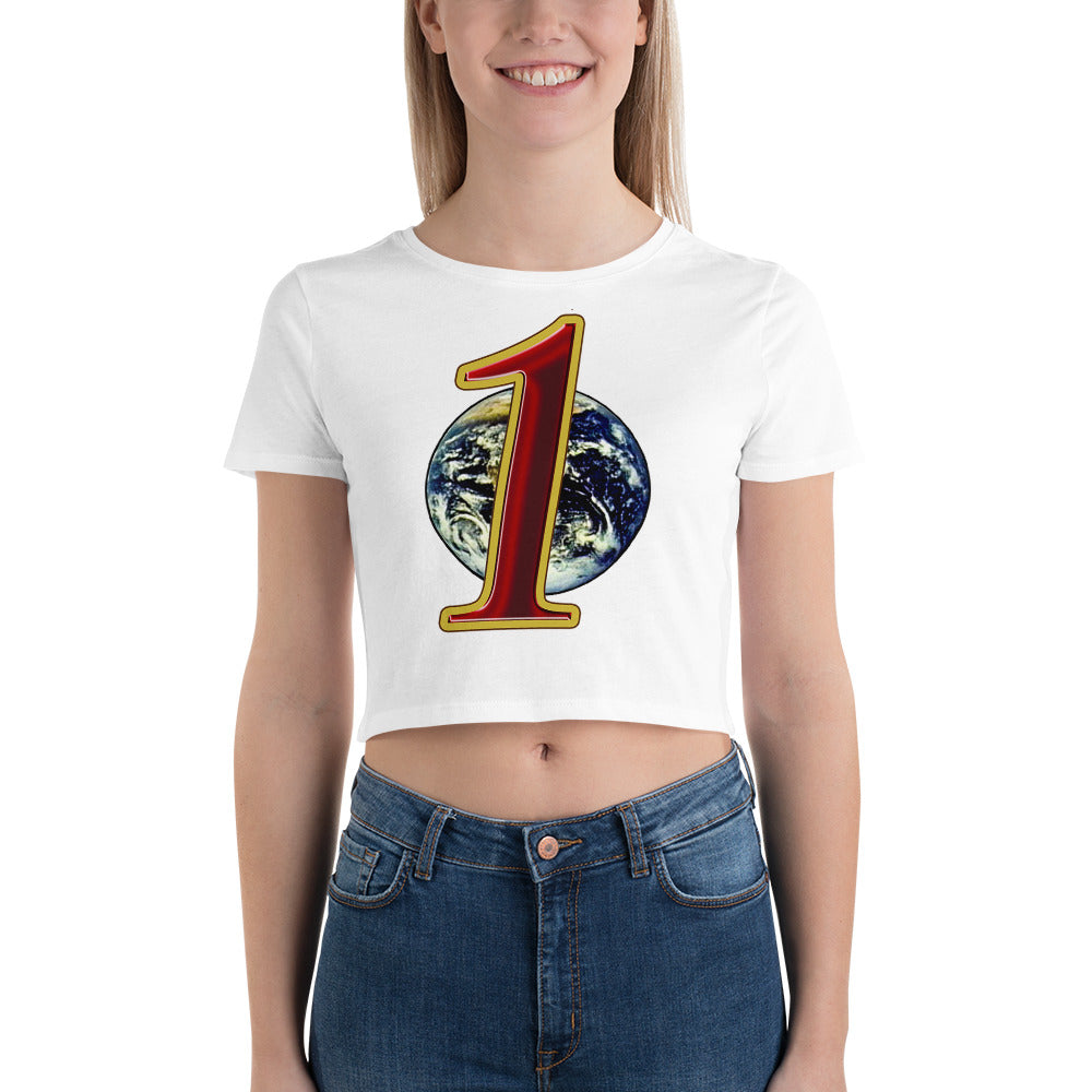 UN1SON "One-World" Women’s Crop Tee